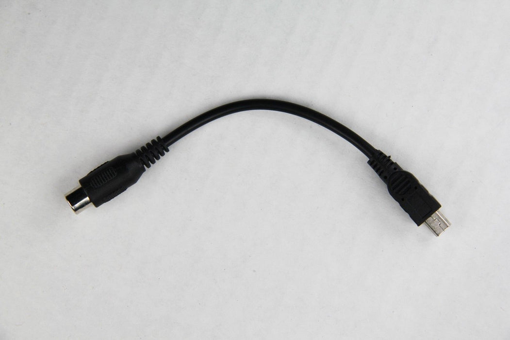 Straight 10 Pin Mini USB to Yellow Composite RCA (6 inches)